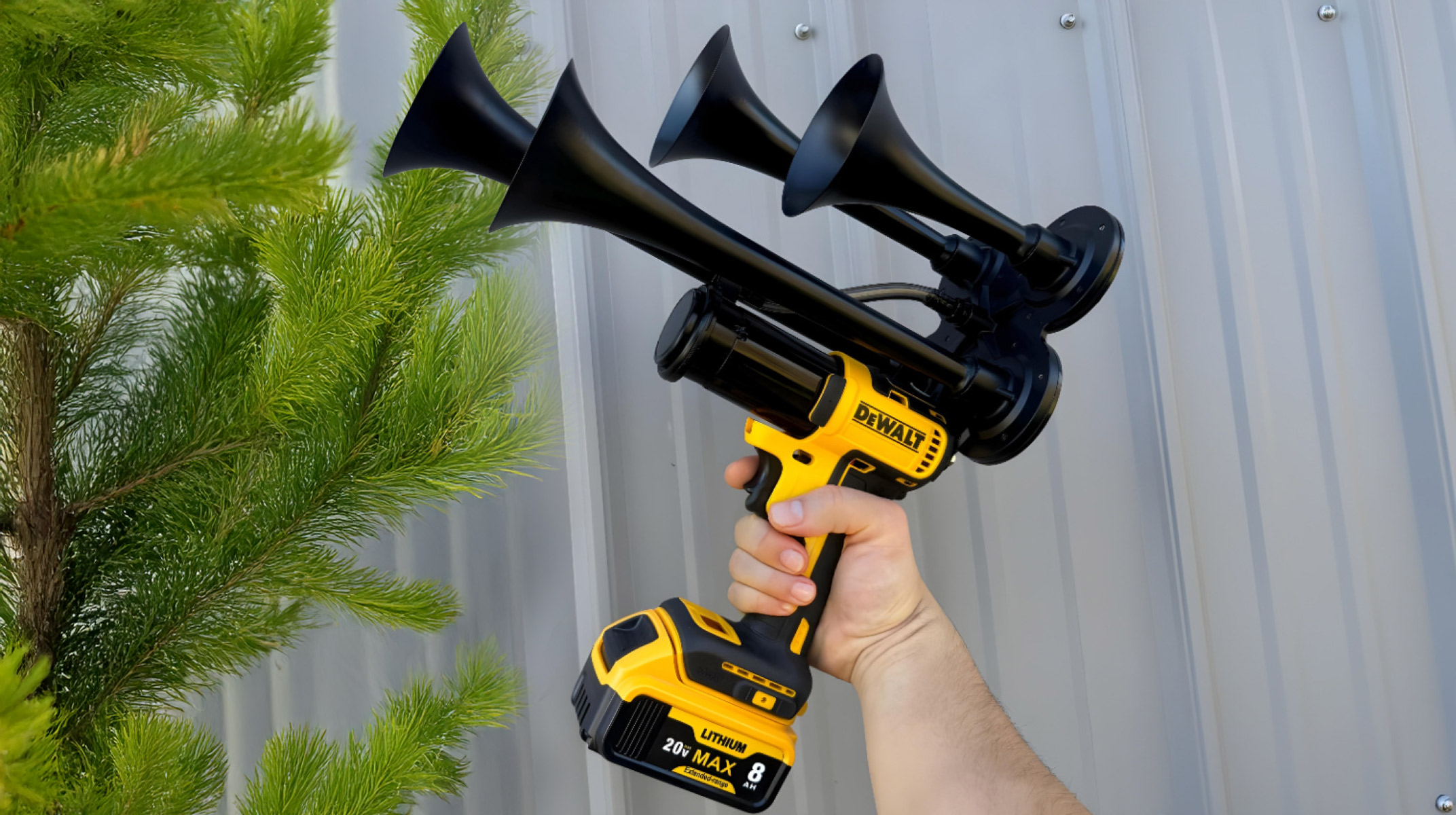 Enhancing Your Tools with a DeWalt Air Horn Drill Attachment for Safety and Fun